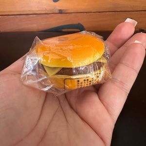 Cheeseburger Squishy Keychain